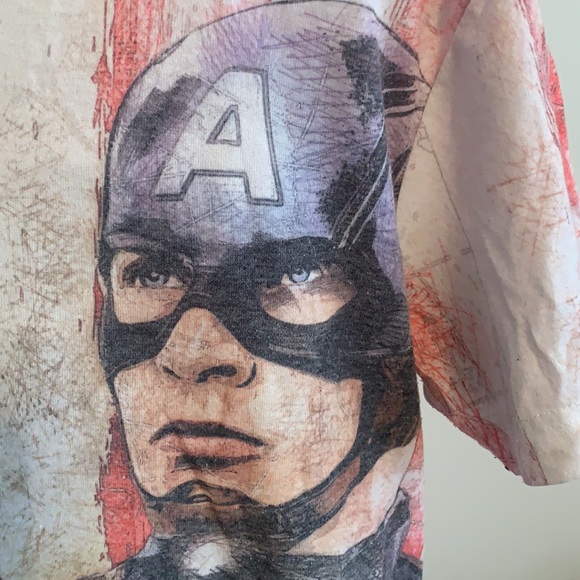 NWOTS Marvel Captain America Shirt - Picture 3 of 5
